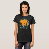T-shirt Moosup Connecticut Explorez L'Extérieur (Devant entier)