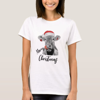 T-shirt Mooy Christmas Cow