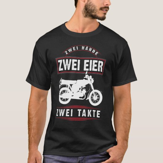 T-shirt Moped Deux Oeufs Deux Mains Deux Bombes 150 Ostalg (Devant)