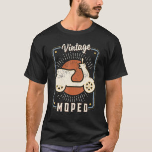 T-shirt Moped Vintage rétro classique amour 1