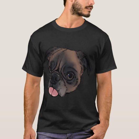 T-shirt Mops Dog (Devant)