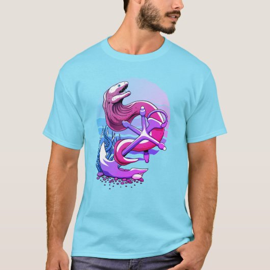 T-shirt Moray Eel et Ancre (Devant)