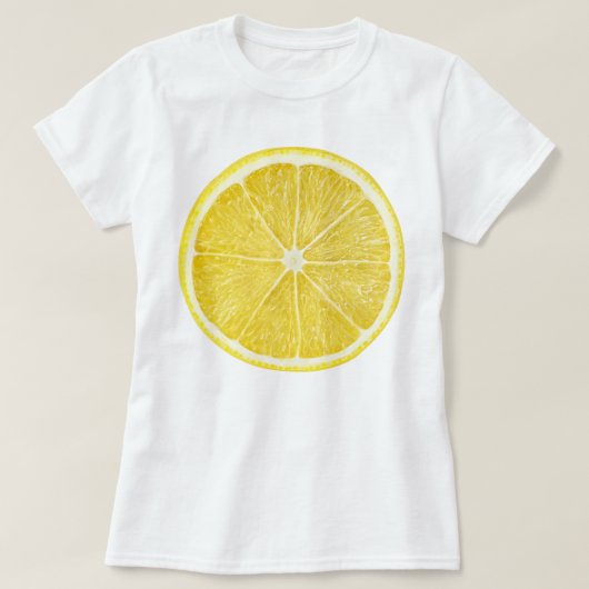 T-shirt Morceau de citron (Design devant)