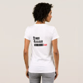 T-shirt Morceau de gâteau (Dos entier)