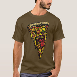 T-shirt Morceau Drôle De Pizza