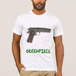 T-shirt Morceau vert