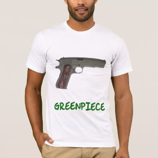 T-shirt Morceau vert