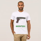 T-shirt Morceau vert (Devant entier)