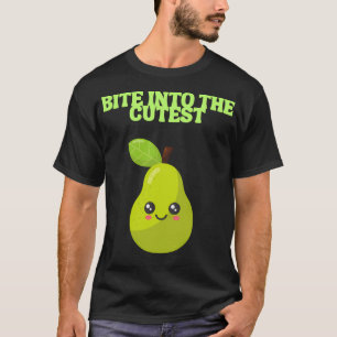 T-shirt Mord Dans La Poire La Plus Mignonne-Kawaii Version