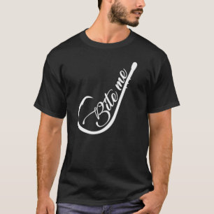 T-shirt Mordez-moi pêche drôle d'hameçon