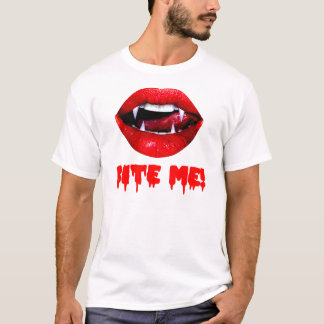 T-shirt Mordez-moi vampire Halloween