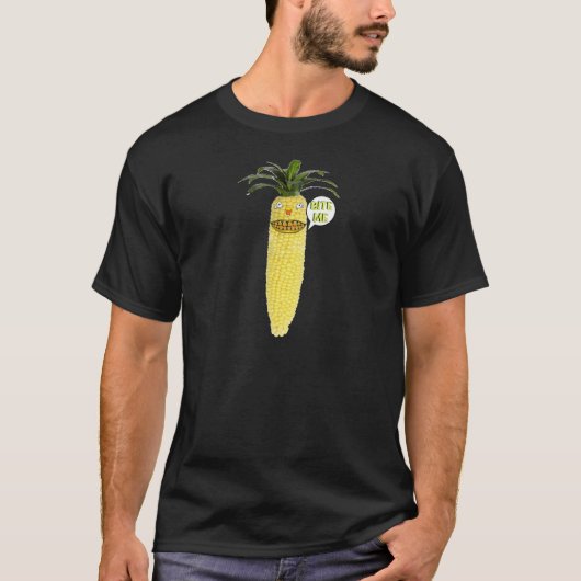 T-shirt Mords Moi Maïs sur l'Épi (Devant)