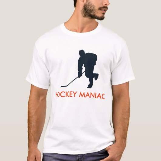 T-SHIRT MORDU D'HOCKEY (Devant)