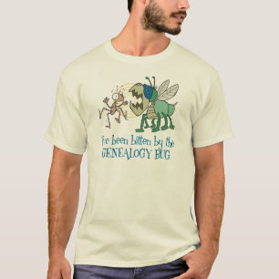 T-shirt Mordu par l'insecte de généalogie