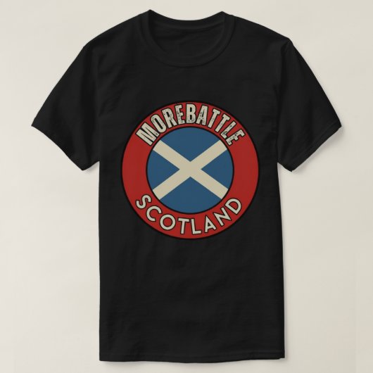 T-shirt Morebattle, Écosse (Design devant)