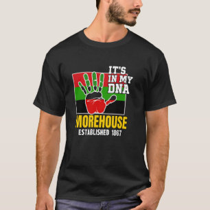 T-shirt Morehouse, MC, rouge, noir et vert HBCU