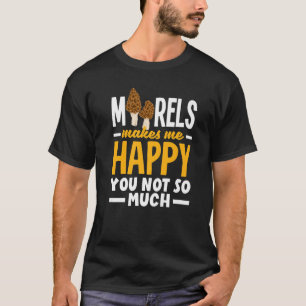T-shirt Morel Hunter Mushroom Mycologie Morel Me Rend Hap