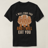 T-shirt Morels Champignons de champignons de champignons d (Design devant)