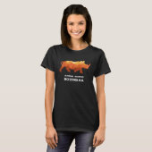 T-shirt Moremi Reserve Botswana Safari National Park Game  (Devant entier)