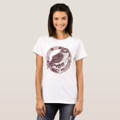T-shirt Morepork Ruru NZ Aotearoa Bird (Devant entier)