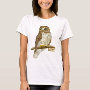 T-shirt Morepork Ruru Oiseau de Nouvelle-Zélande