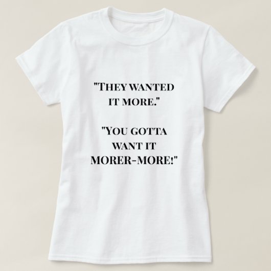 T-shirt MORER-MORE (Design devant)