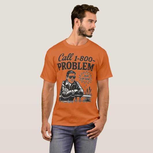 T-shirt Morgan Wallen 1-800-PROBLEM (Devant entier)