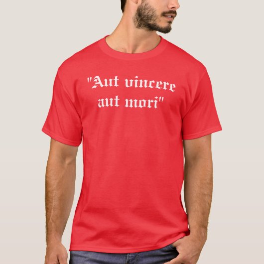 T-shirt "Mori d'aut de vincere d'Aut" (Devant)