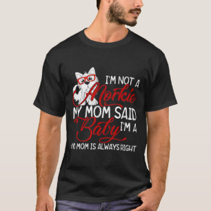 T-shirt Morkie Maman Maltese Yorkie Chiens