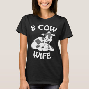 T-shirt Mormon Lds Fundy 8 Vache Femme-Hommes Femmes