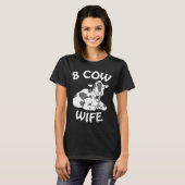 T-shirt Mormon Lds Fundy 8 Vache Femme-Hommes Femmes (Devant entier)