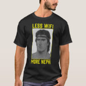 T-shirt Mormon LDS Missionnaire Moins Wifi Plus Nephi 3 (Devant)