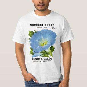 T-shirt Morning Glory Vintage Seed Packet