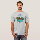 T-shirt Morning Lake Rower (Devant entier)