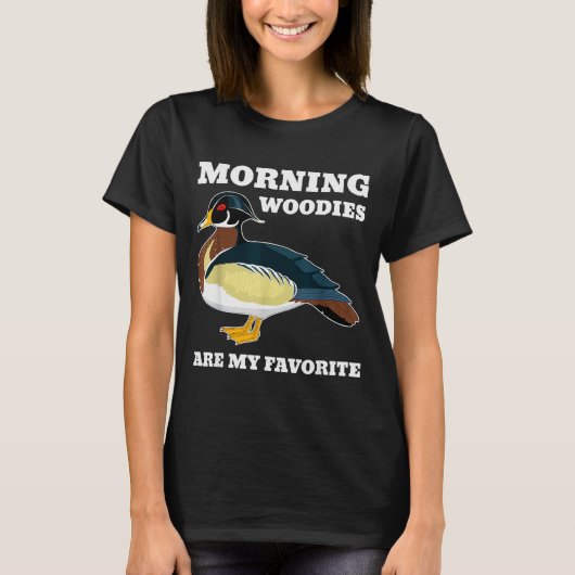 T-shirt Morning My Favorite Duck Hunting Funny Hunter (Devant)