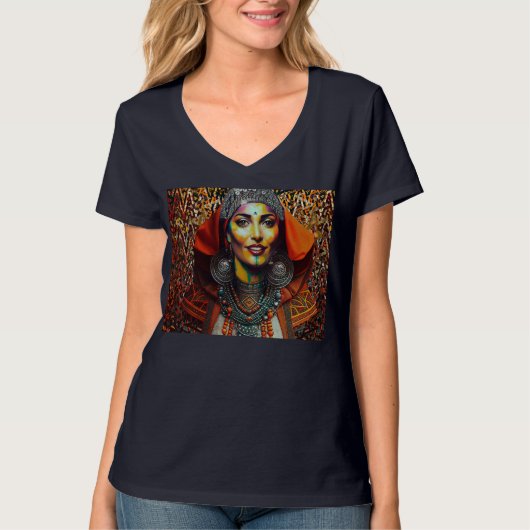 T-shirt Moroccan Amazigh Beauty v1 (Devant)