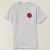 T-shirt Moroccan Lion Head with Green Star Design (Design devant)