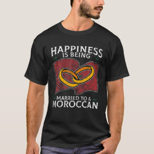 T-shirt Moroccan Marriage Morocco Roots Heritage Married F