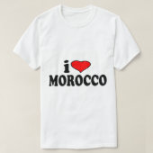 T-shirt Morocco I Love Morocco (Design devant)