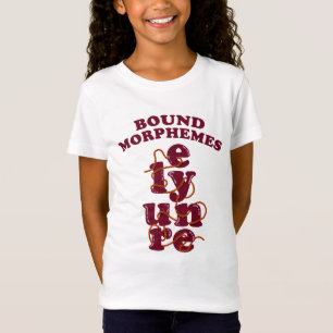 T-Shirt Morphèmes gratuits Phonie Apprendre l'anglais