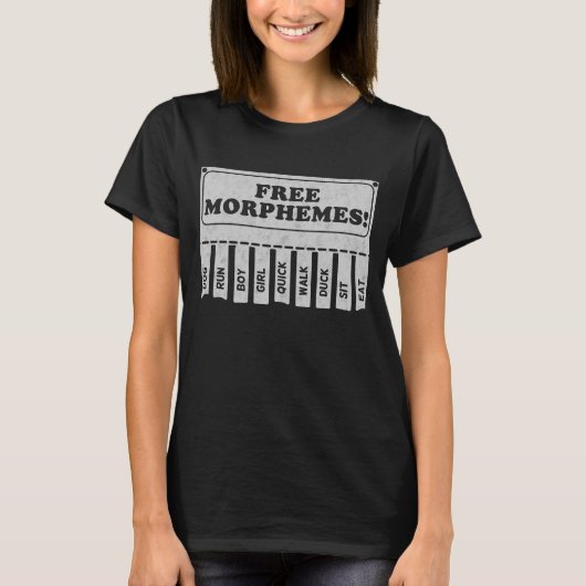 T-shirt Morphèmes libres (Devant)