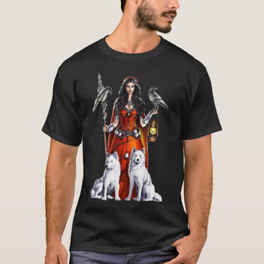 T-shirt Morrigan déesse celtique (Devant)