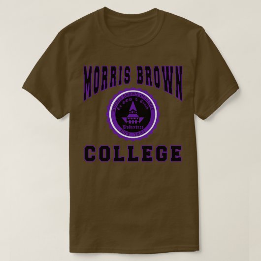 T-shirt Morris Brown 1881 College Apparel 4 (Design devant)