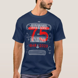T-shirt Morris Minor évolution des voitures classiques 75è