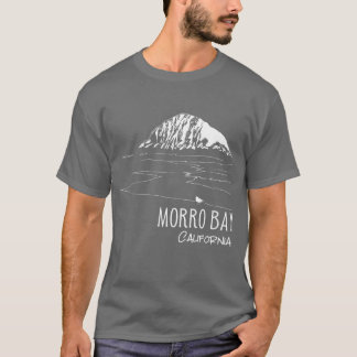 T-shirt Morro Bay Californie Art de Morro Rock