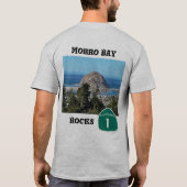 T-shirt Morro Bay Rocks ! ! Sac fourre-tout reflétant la d (Dos)