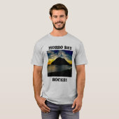T-shirt Morro Bay Rocks ! ! Sac fourre-tout reflétant la d (Devant entier)