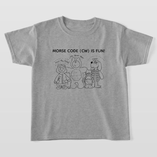 T-Shirt Morse Code est amusant pour les jeunes app (Poser)