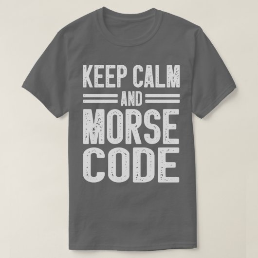 T-shirt Morse Code Radio Ham Amateur Radio Opérateur Cadea (Design devant)
