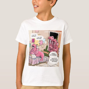 T-shirt Morse Walrus Parents Inquiets Drôle